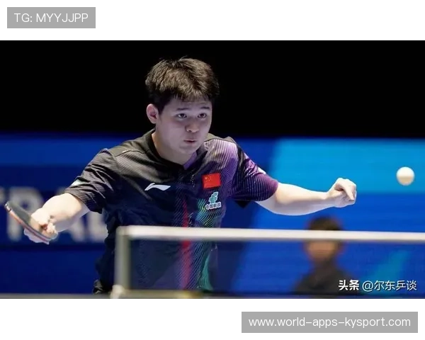乒乓亚洲杯林诗栋发球套路清晰，第三板直接得分